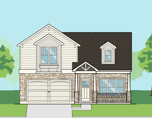 Two Story Urban Home Plan E7037