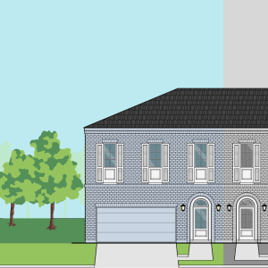 Two Story Small Home Plan E7123