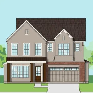 Two Story Urban Home Plan E8137