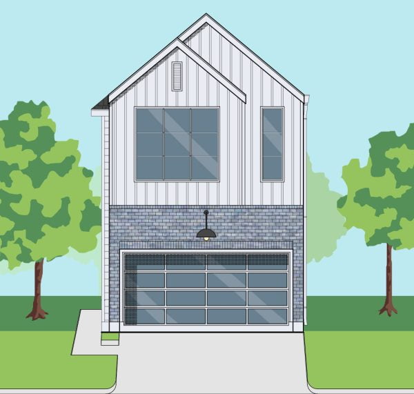 Two Story Townhome Plan E9015 A1.1