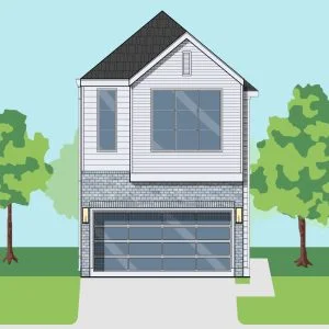 Two Story Townhome Plan E9015 A1.2