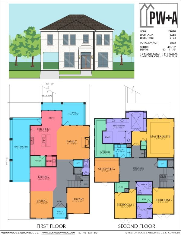 Two Story Urban Home Plan E9018