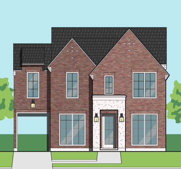Two Story Urban Home Plan F0025