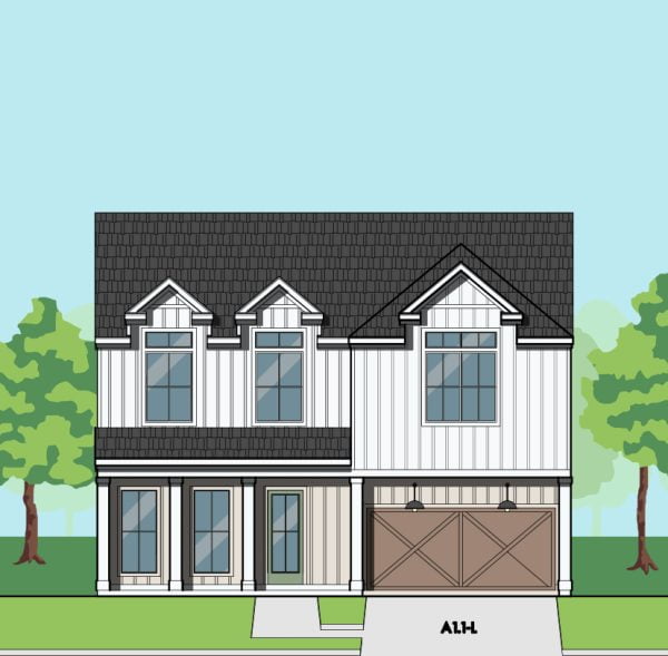 Two Story Home Plan F0119 A1.1