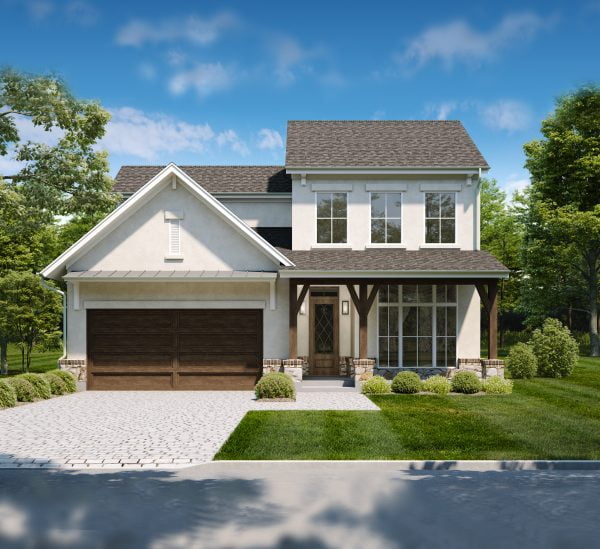 1 1/2 Story Home Plan F0252 F2.2