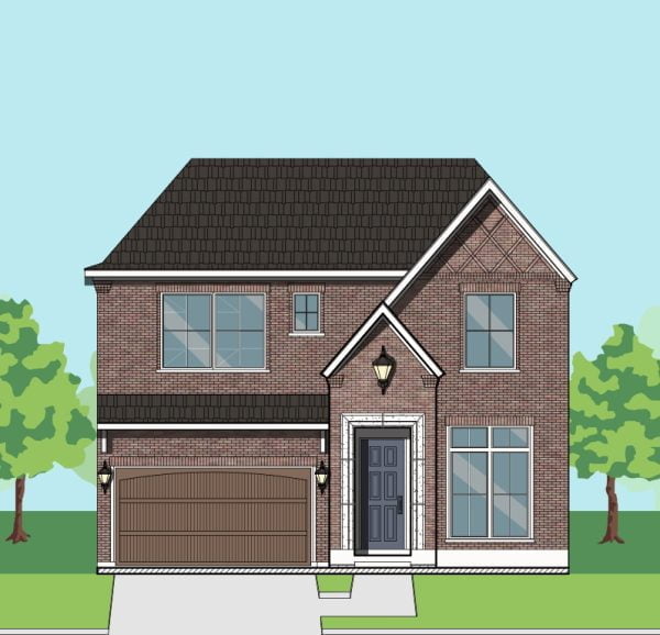 Two Story Urban Home Plan F0176