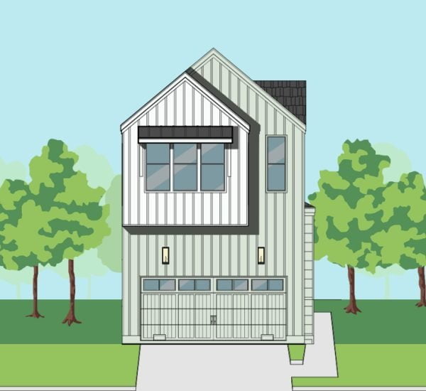 Two Story Townhome Plan F0207 B1.1