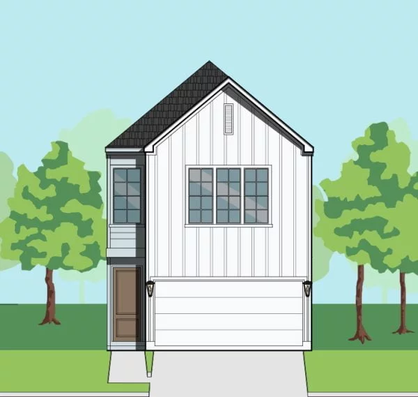 Two Story Townhome Plan F0222 D1.1L