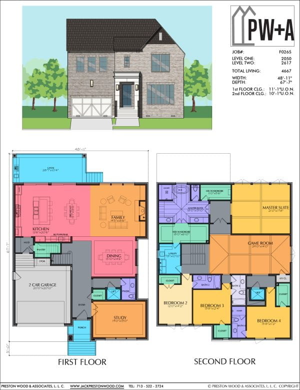 Two Story Home Plan F0265