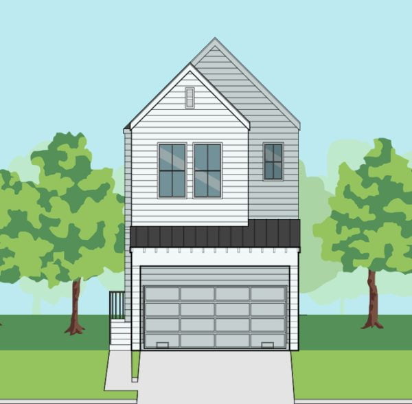 Two Story Townhome Plan F0285 A1.1