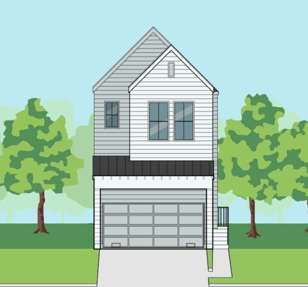 Two Story Townhome Plan F0285 A1.1