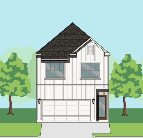 Two Story Townhome Plan F0324 A1.3R