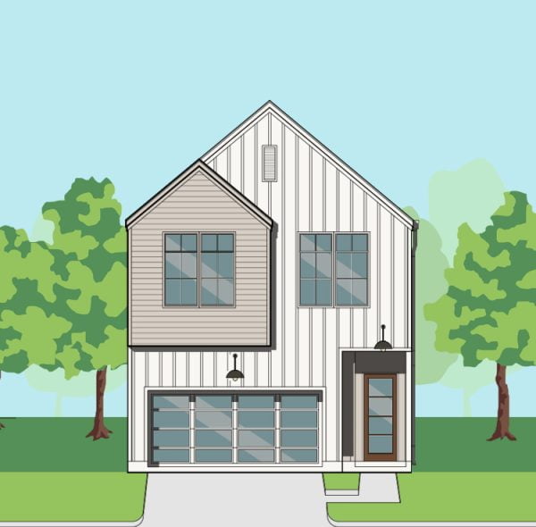Two Story Townhome Plan F0324 B1.2R