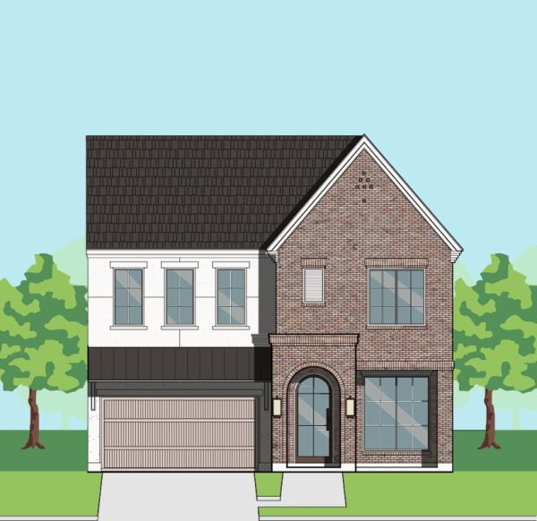 Two Story Urban Home Plan F1060