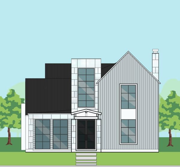 Two Story Home Plan F1070