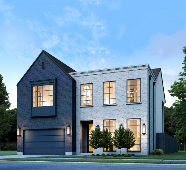 Two Story Urban Home Plan F1087