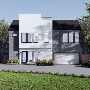 Two Story Townhome Plan F1120 A1.1