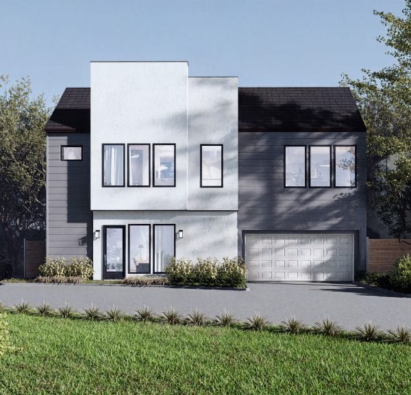 Two Story Townhome Plan F1120 A1.1