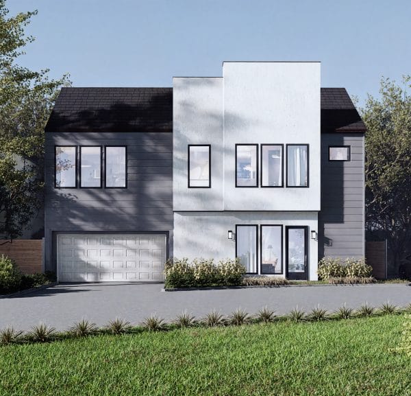 Two Story Townhome Plan F1120 A1.1