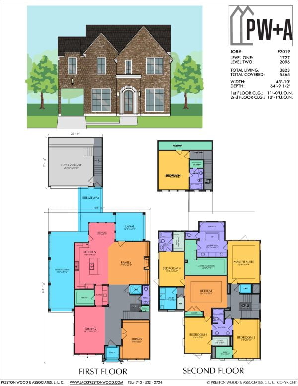 Two Story Urban Home Plan F2019