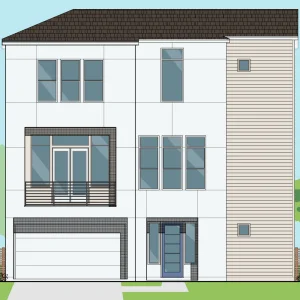 Three Story Home Plan E7095 B1.1