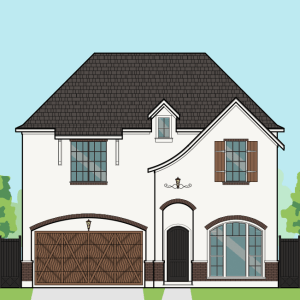 Two Story Urban Home Plan E5152