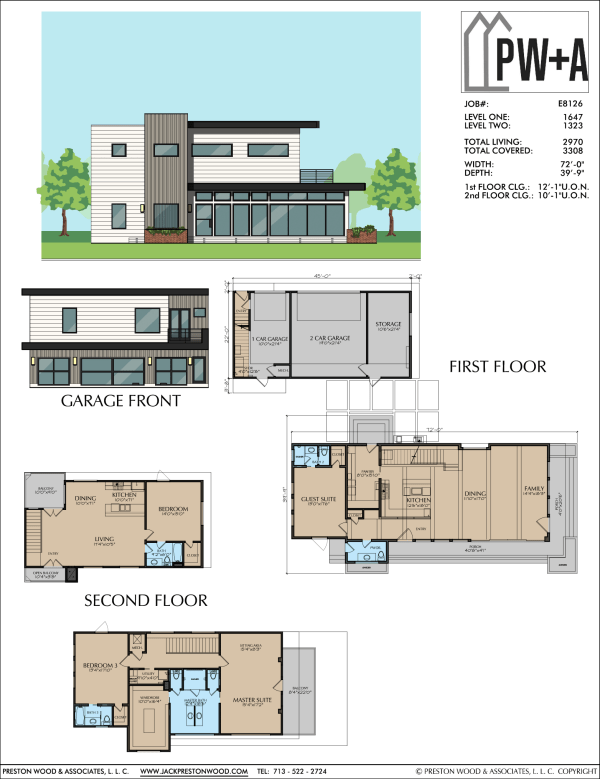 Two Story Urban Home Plan E8126