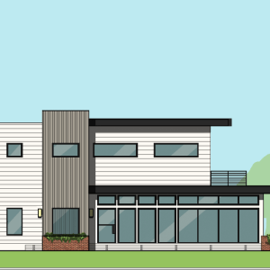 Two Story Urban Home Plan E8126