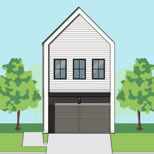 Two Story Townhome Plan E9117 B2.2