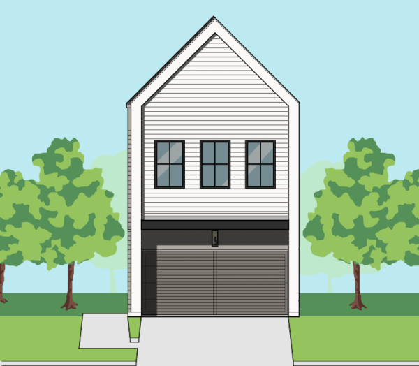 Two Story Townhome Plan E9117 B2.2