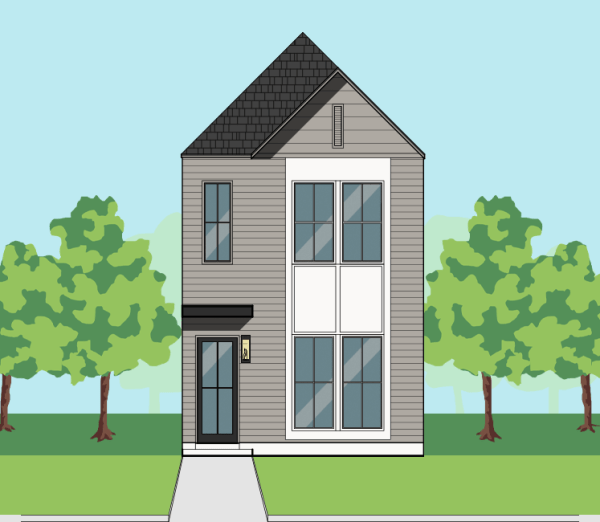 Two Story Townhome Plan E9117 C1.1