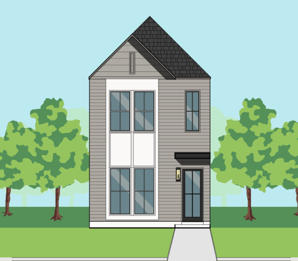 Two Story Townhome Plan E9117 C1.1