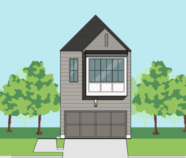 Two Story Townhome Plan E9117 C2.1