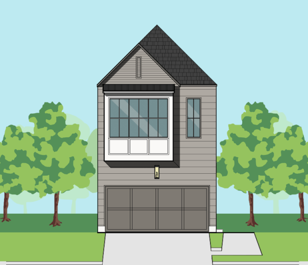 Two Story Townhome Plan E9117 C2.1