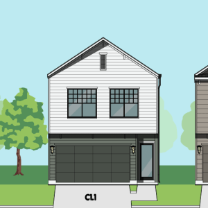 Two Story Townhome Plan E9158 C1