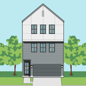 Three Story Townhome Plan E9196 A2
