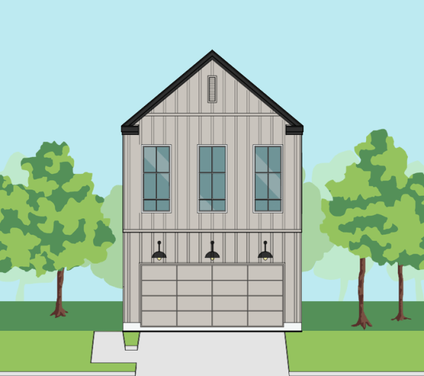 Two Story Townhome Plan F0069 C