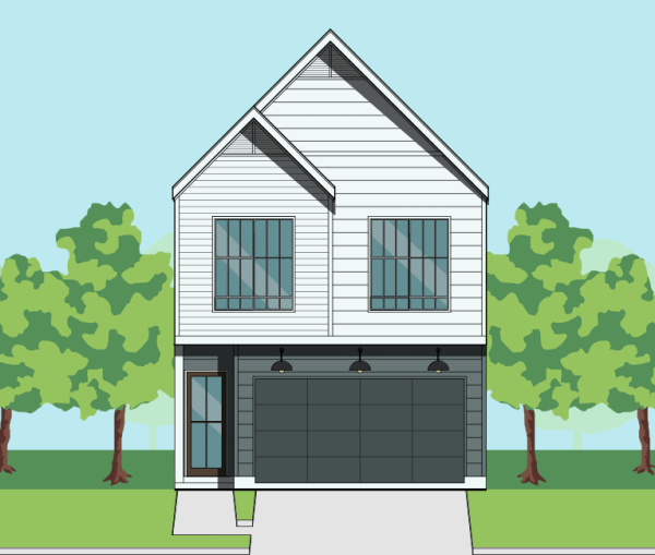 Two Story Townhome Plan F0108 B1