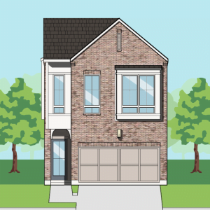 Two Story Townhome Plan F0280 A2.1