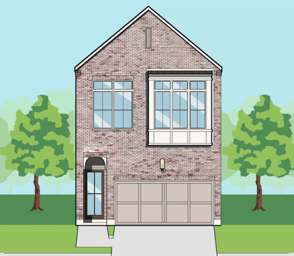Two Story Townhome Plan F0280 B1.1