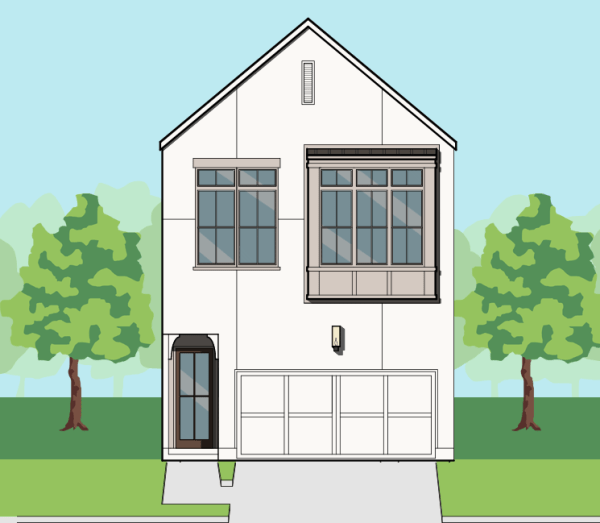 Two Story Townhome Plan F0280 B2.1
