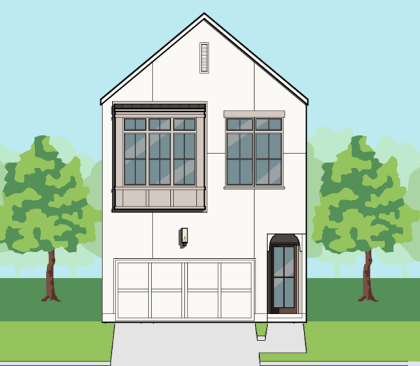 Two Story Townhome Plan F0280 B2.1