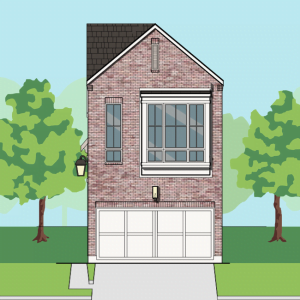 Two Story Townhome Plan F0280 C1.1