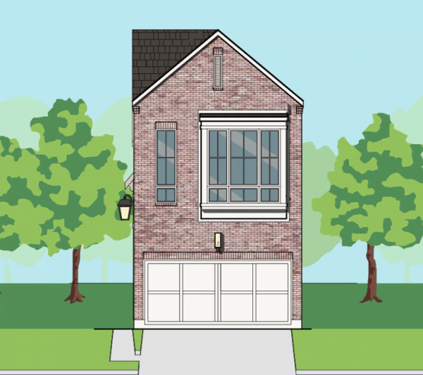 Two Story Townhome Plan F0280 C1.1