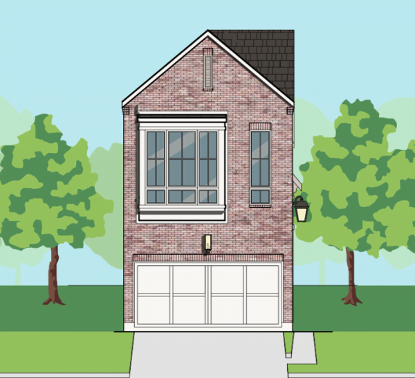 Two Story Townhome Plan F0280 C1.1