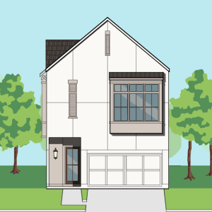 Two Story Townhome Plan F0280 D1.1