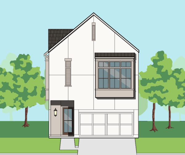 Two Story Townhome Plan F0280 D1.1