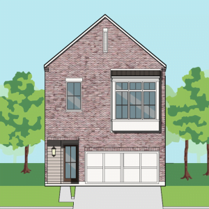 Two Story Townhome Plan F0280 D2.1