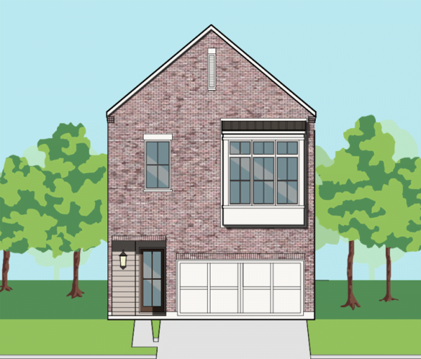 Two Story Townhome Plan F0280 D2.1