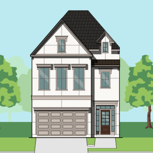 2 1/2 Story Townhome Plan F0321 B1